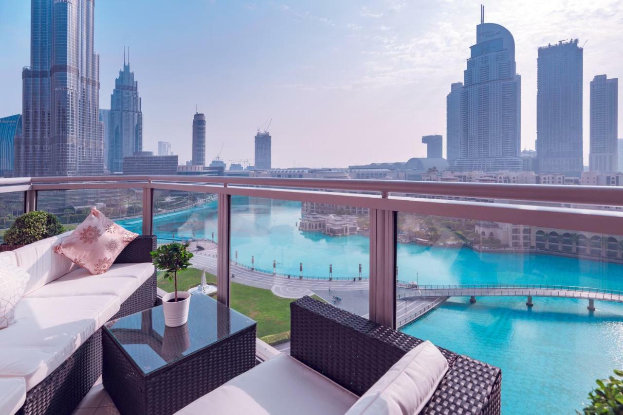Elite Royal Apartment - Full Burj Khalifa And Fountain View - Caesar دبي المظهر الخارجي الصورة