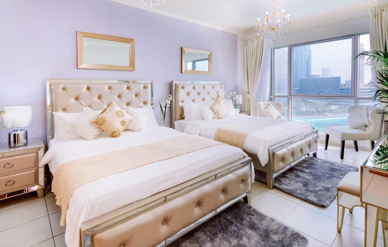 Elite Royal Apartment - Full Burj Khalifa And Fountain View - Caesar دبي المظهر الخارجي الصورة