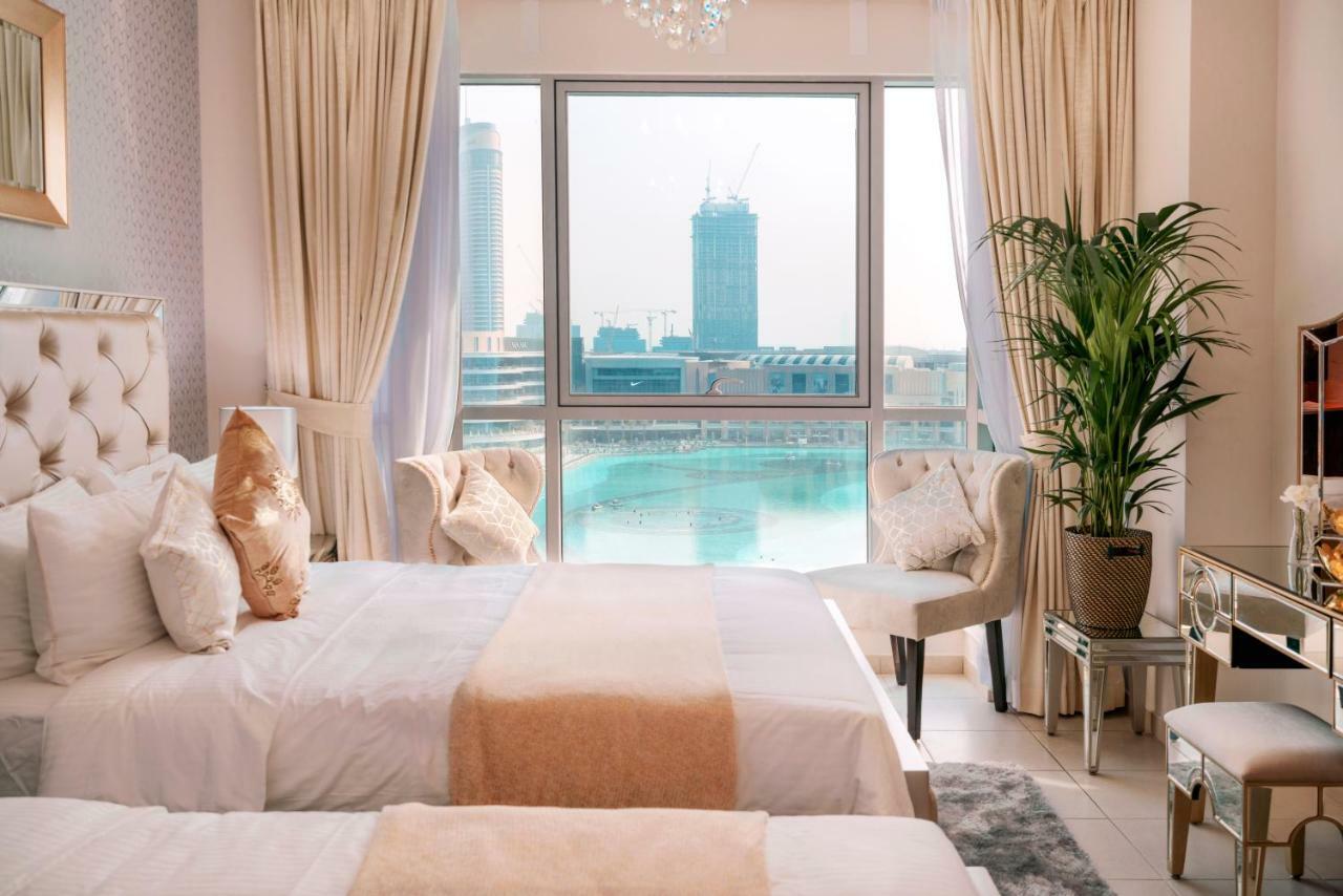 Elite Royal Apartment - Full Burj Khalifa And Fountain View - Caesar دبي المظهر الخارجي الصورة